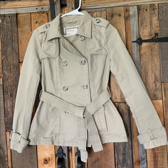 Aeropostale Jackets & Blazers - Aeropostale Khaki Short Trench Coat - Size S
